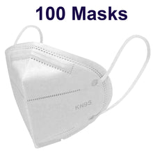 Load image into Gallery viewer, KN95 Face Mask Disposable 5-Layer Respirator in Resealable Bag (50pcs....10,000pcs)