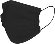Load image into Gallery viewer, 2000pcs Litepak Premium Disposable Face Masks 3-Ply - Black