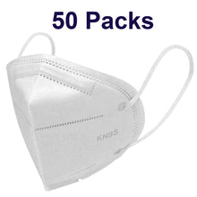 Load image into Gallery viewer, KN95 Face Mask Disposable 5-Layer Respirator in Resealable Bag (50pcs....10,000pcs)