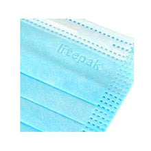Load image into Gallery viewer, 125 Masks- Litepak Premium-Grade Disposable 3-Ply Face Mask