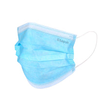 Load image into Gallery viewer, 125 Masks- Litepak Premium-Grade Disposable 3-Ply Face Mask