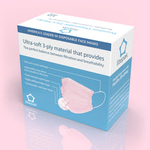 Load image into Gallery viewer, 125 Masks- Litepak Premium-Grade Disposable 3-Ply Face Mask
