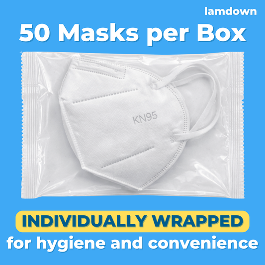 HSA/FSA Eligible KN95 Masks, Individually Wrapped 5-Layer Protection