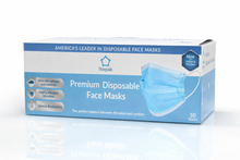 Load image into Gallery viewer, Litepak Premium Disposable Face Masks 3-Ply, Various Colors (50-Pack)
